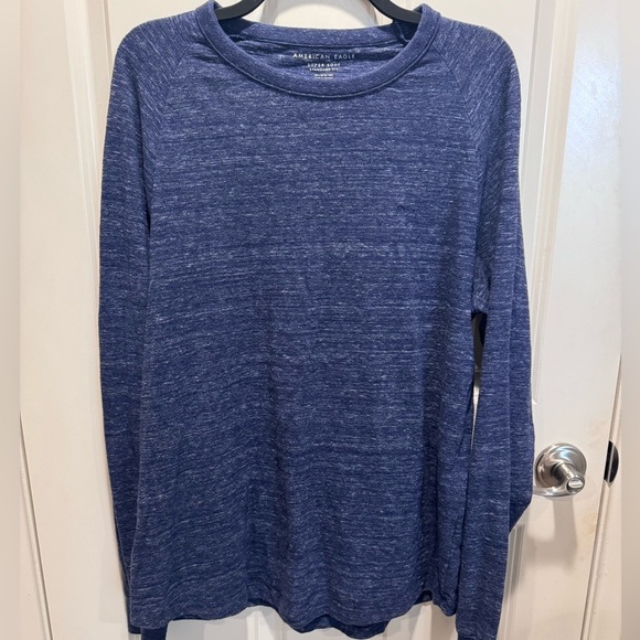 American Eagle Outfitters Other - American Eagle Heathered Blue Long Sleeve